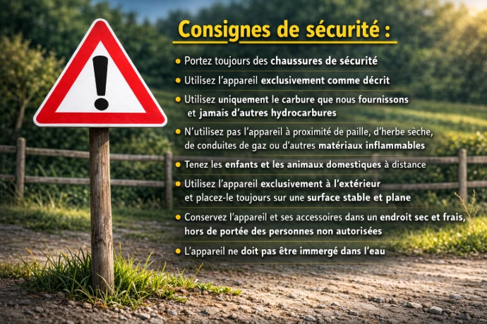 Consignes de sécurité